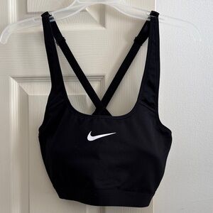 Nike Black Sports Bra with adjustable straps and padding